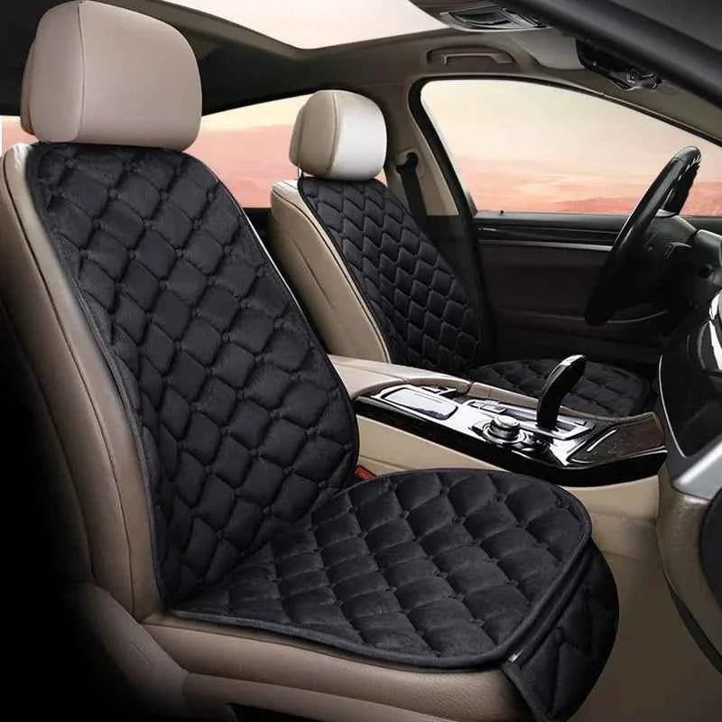 Car Seat Covers, Warm Seat Cushion Protector, Plush Seat Cover, Universal for Sedan, Hatchback, SUV, Autumn, Winter