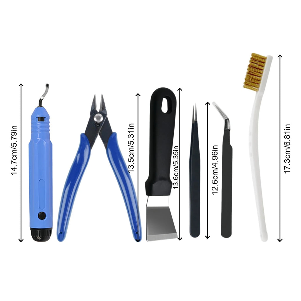 3D Printing Tools Various Types Tools Scissors Cleaning Needles Tweezers Pliers Deburring Kits NB1000 Universal 3D Printer Tools