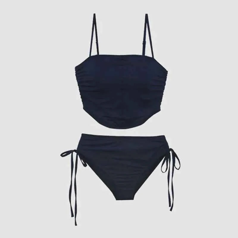 Sexy Bal Bikini Trendy Strap Design Multicolor Women's Swimsuit for Vaion Casual Wear Nylon Material One-Piece Suit