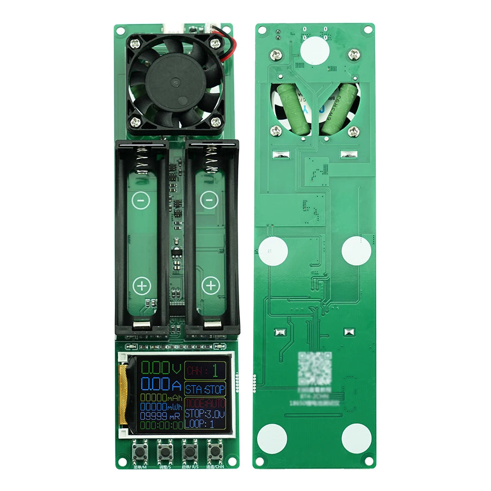 18650 Lithium Battery Capacity Tester MAh MWh Internal Resistance Tester Auto Charging and Discharging Module Power Detector