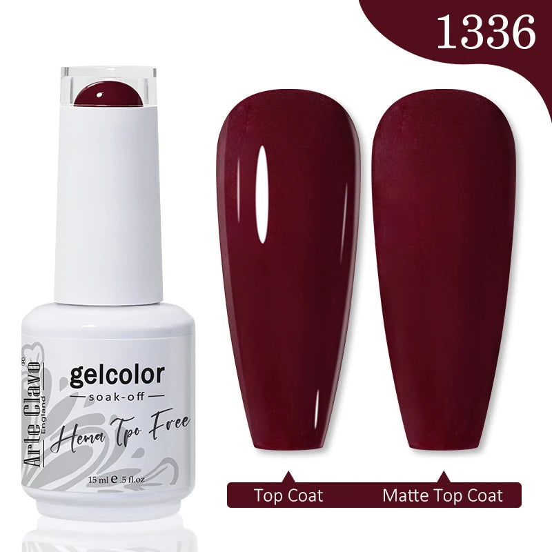 Arte Clavo TPO HEMA FREE Top Quality Discount Price 131 Colors Nail Gel Polish New Formula Nail Gel 15ml Bottle UV Gel Varnish