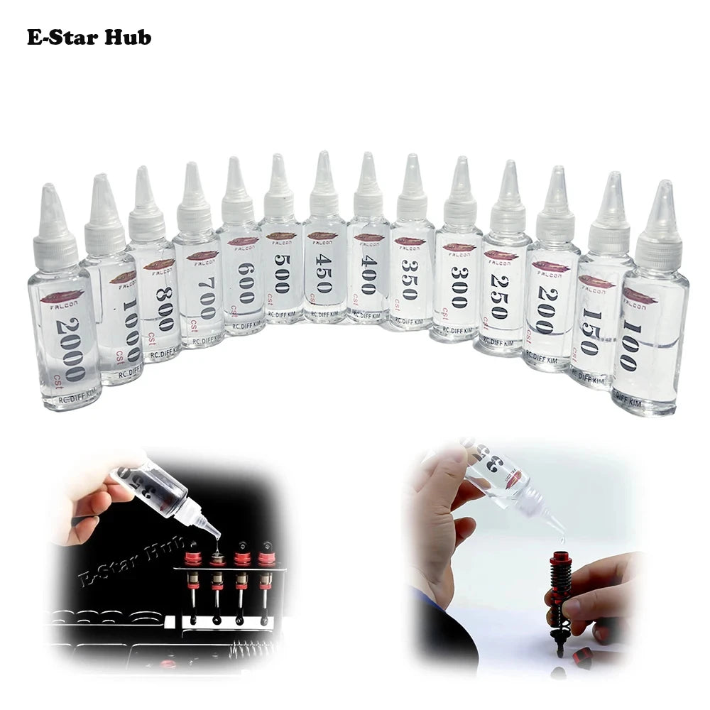 RC Car Shock Silicone Oil for Model Crawler Remote Control Car 1/10 Universal Drifting  Monster Truck Short-Course Truck