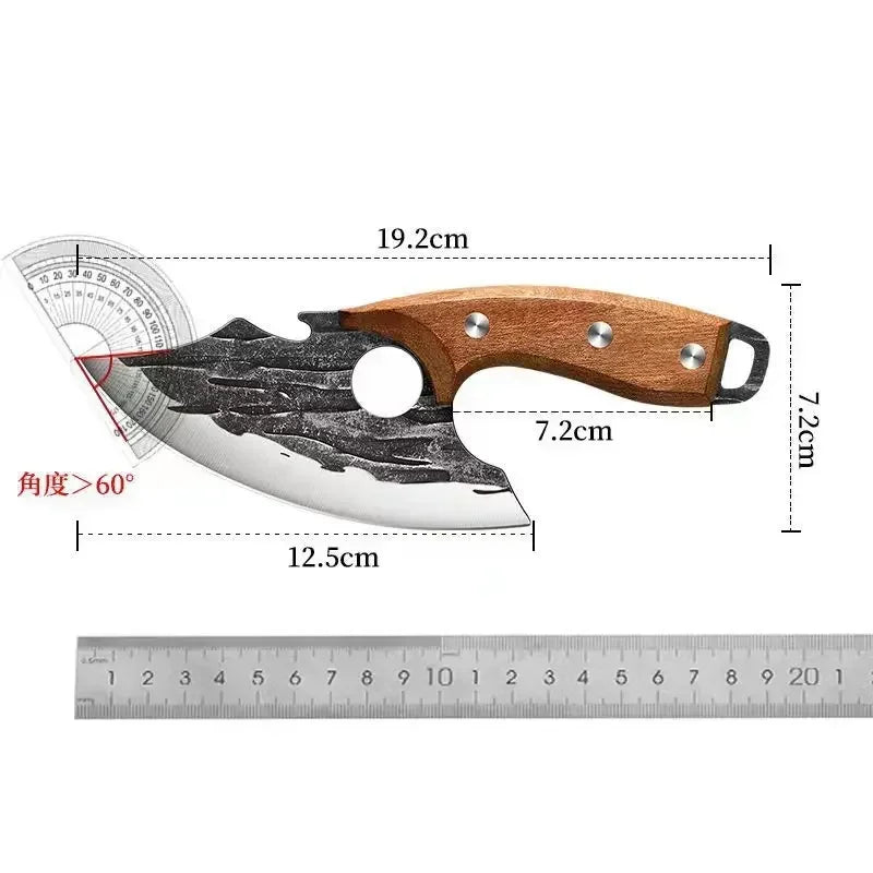 2025new  Pick Bones Dedicated Knife Hand-Forged Meat Cutting Knife Slaughter Professional Meat Selling Knife Chef Cooking Knife
