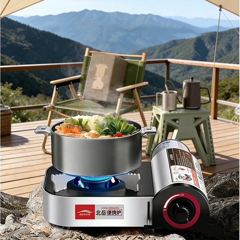 Beiyue Camping Gas Stove Portable Mini Stove Hot Pot Camping Outdoor Gas Equipment Camping Accessories
