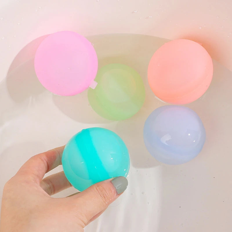 Reusable Water Balloons Toys Quick Fill Sealing Water Bomb for Summer Games Adults Outdoor Activities Toy Gifts