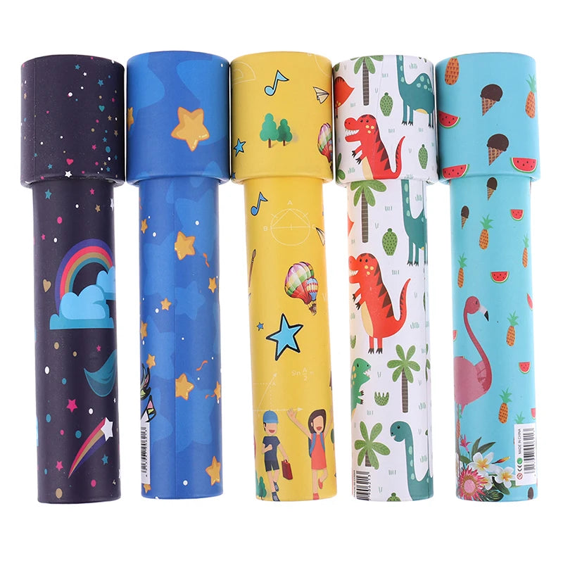 Interactive Logical Rotating Kaleidoscope Magic Classic Educational Toys for Kids Imaginative Cartoon Children Toys