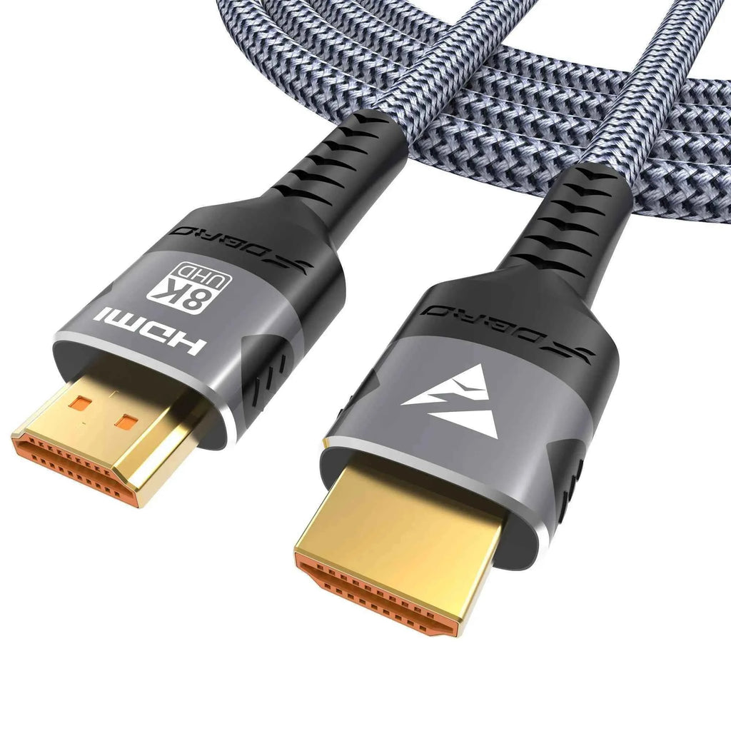 HDMI Cable 8K@60Hz 4k@120Hz HDMI-compatible Cable 18Gbps High Speed2.0 Braided Cord for TV PC Laptop TV box PS5 1M 2M 3M