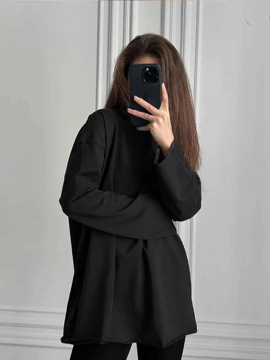 Hirsionsan Basic O-neck 100% Cotton T Shirt Women Loose Oversized Pullover Chic Cusual Tees Female Tops Girl Clothing 11 Colors