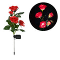 Solar Garden Lights Outdoor Decor Solar Lights with Rose Flowers Light, Solar Powered Lawn Lights for Garden Landscaping lights