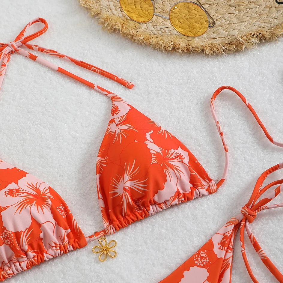 Sexy Micro Bikini Women's Swimsuit 2026 Trend Female Swimwear Two-piece Thong Bikinis Sets Beach Wear Swimming for Bathing Suit
