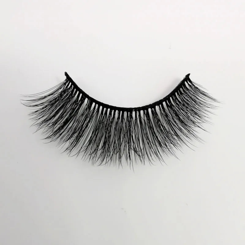 SHIDISHANGPIN 3 pairs 27 styles 3D Faux Mink Hair Soft False Eyelashes Fluffy Wispy Thick Fake Lash Handmade Eyelash Eye Makeup