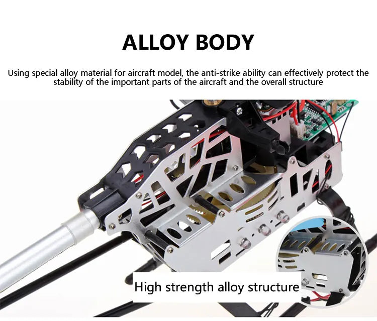 80cm Large Remote-controlled Helicopter Anti-falling RC UAV Durable Charging Model Toy Outdoor Aircraft Children's Birthday Gift