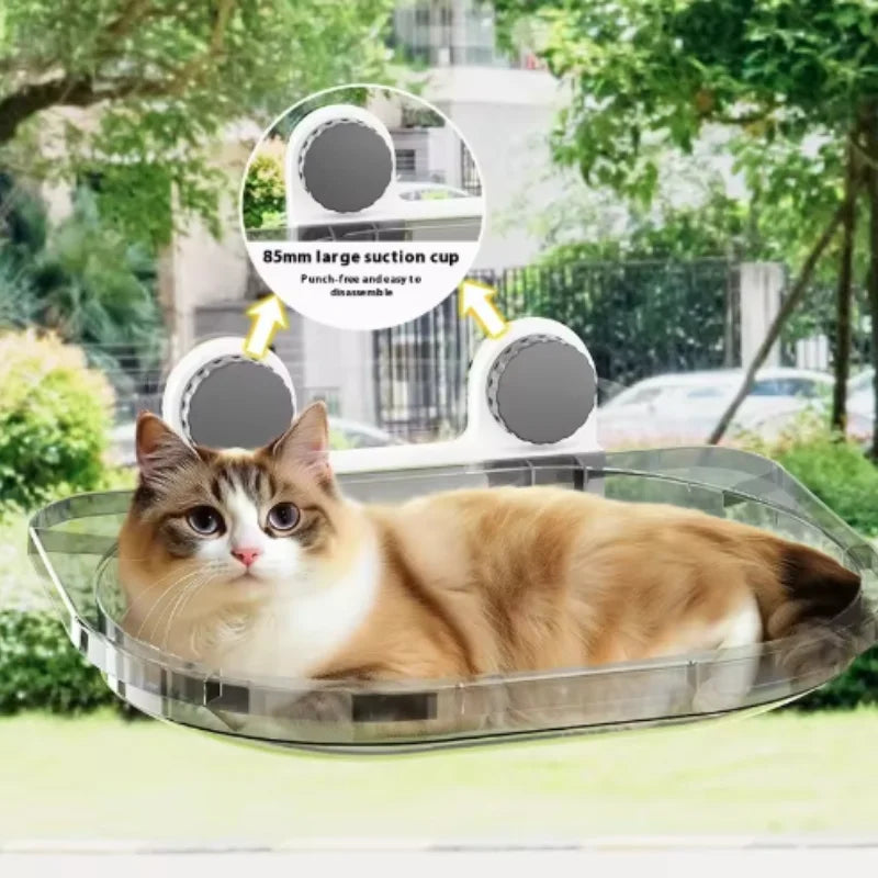 New Pet Cat Hammock Hanging Cat Bed Bearing 20 kg Comfortable Sunny Window Seat Kitten Rock Climbing Frame Pet Supplies