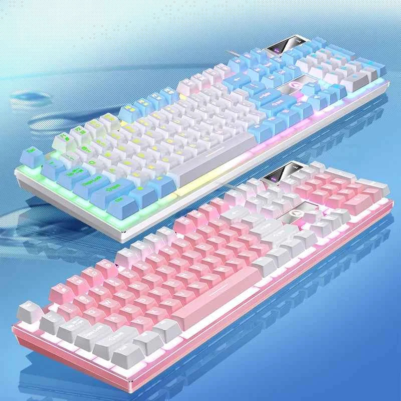Wired Full-Size Gaming Keyboard With Numpad – 104 Keys