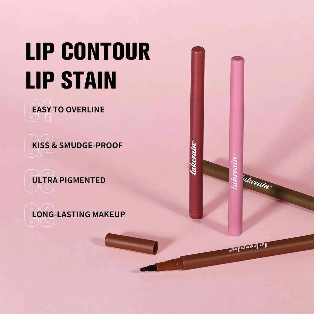 2-in-1 Lip Contour Stain Pen – Long-Lasting & Waterproof