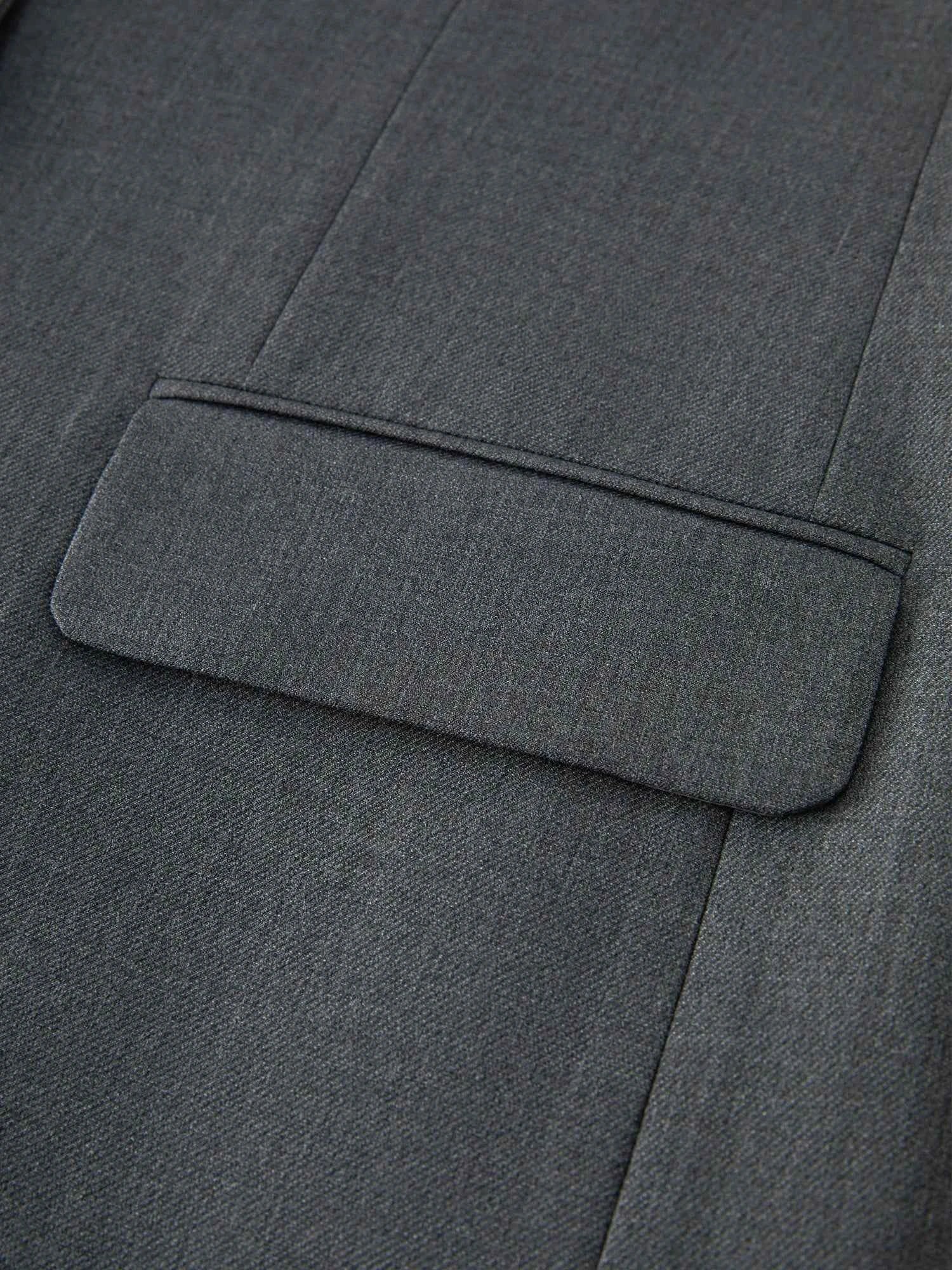 FSLE Pink Grey Elegant Style Casual Blazer Jacket for Women 2025 Spring New Design Versatile Streetwear Chic Outfits 25FS11224