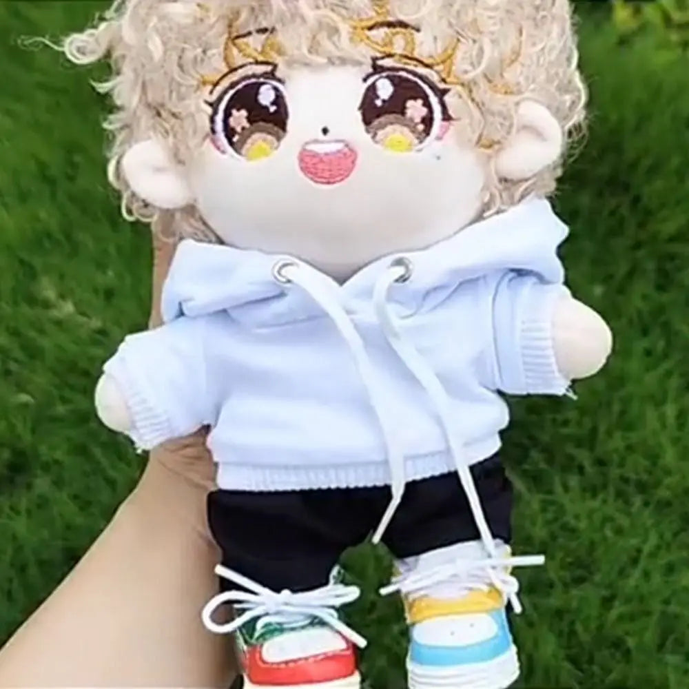 New Multicolor Handmade Hoodies For 10cm Cotton Dolls Fashion Casual Wear Sweatshirt Outfits Cute Dolls Tops Dolls Accessories