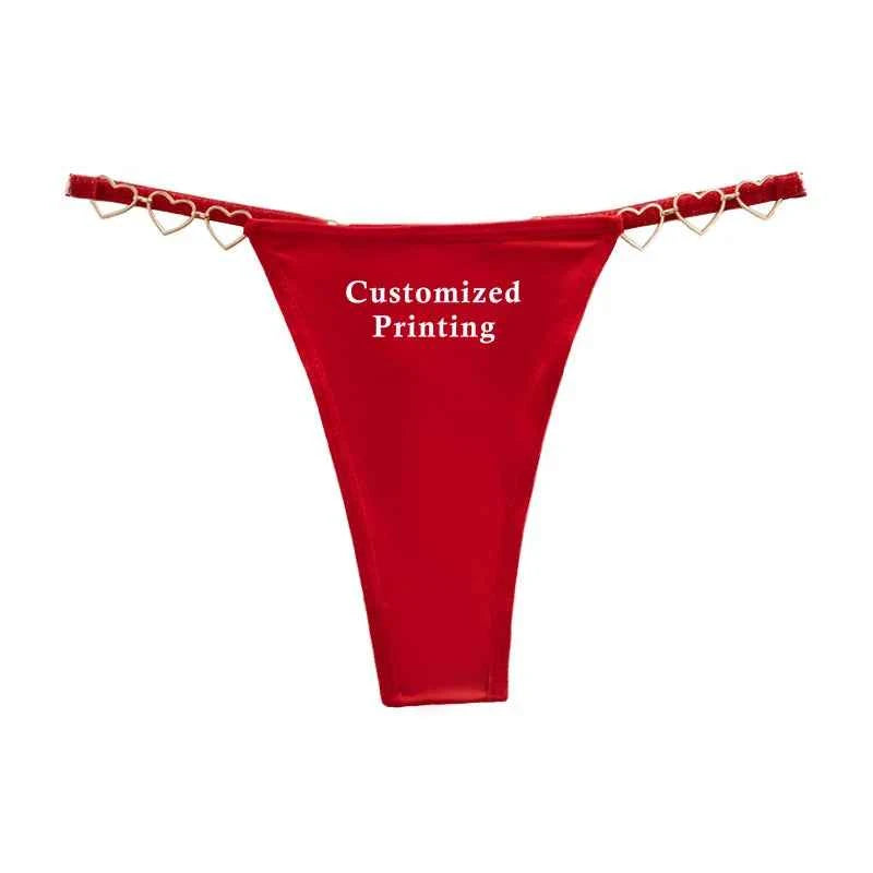 Custom Panties Personalized With Your Words Customized Printed Womens Underwear Love Decoration Cotton Crotch Girlfriend Gift