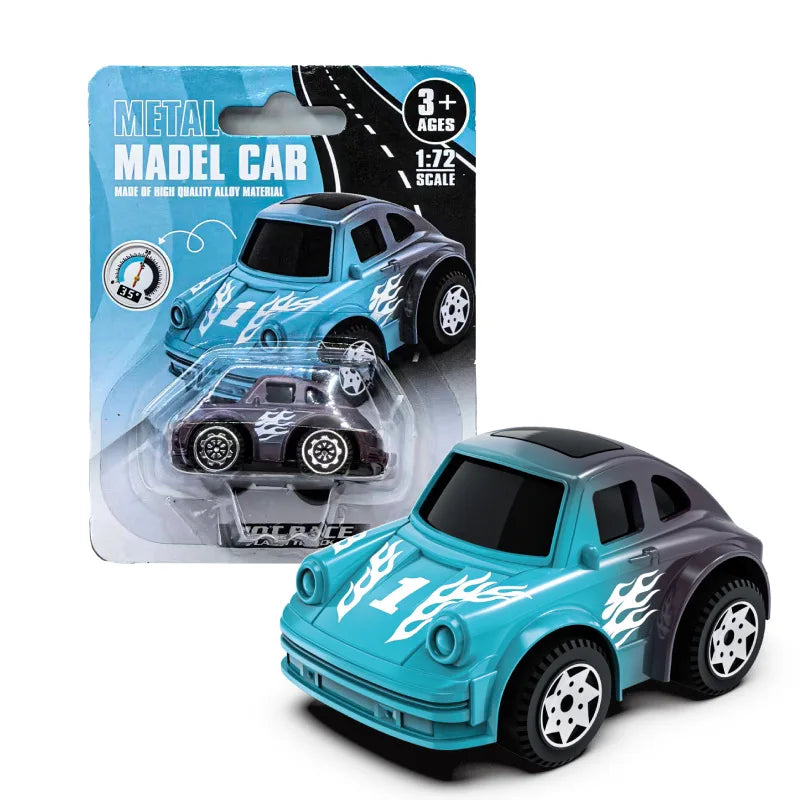1:64 Temperature Sensitive Color Changing Magic Car Inertia Pull Back Alloy Racing Cars Crash-Resistant Toys Boy Birthday Gift