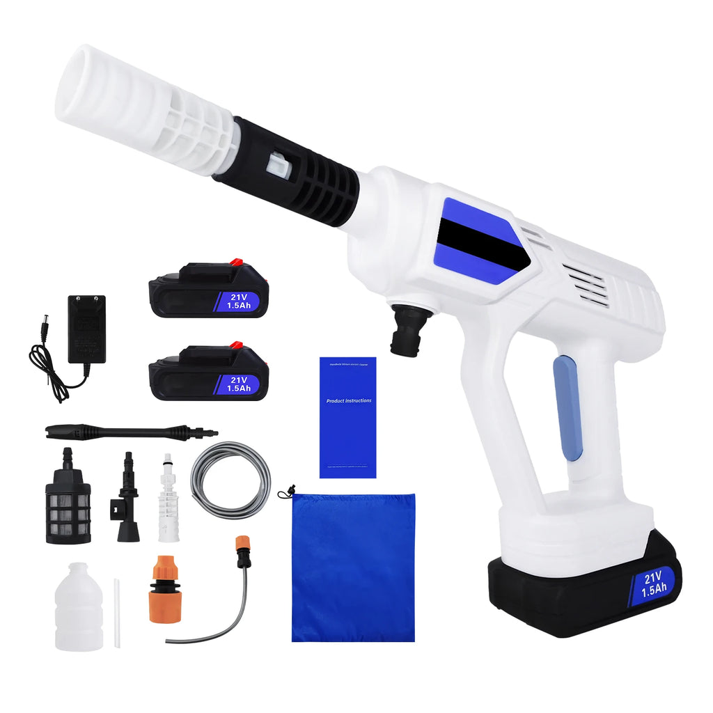 DayPlus Electric High Pressure Washer Rechargeable Car Wash Gun Cordless Electric Water Gun Foam Machine for Makita 24V Battery