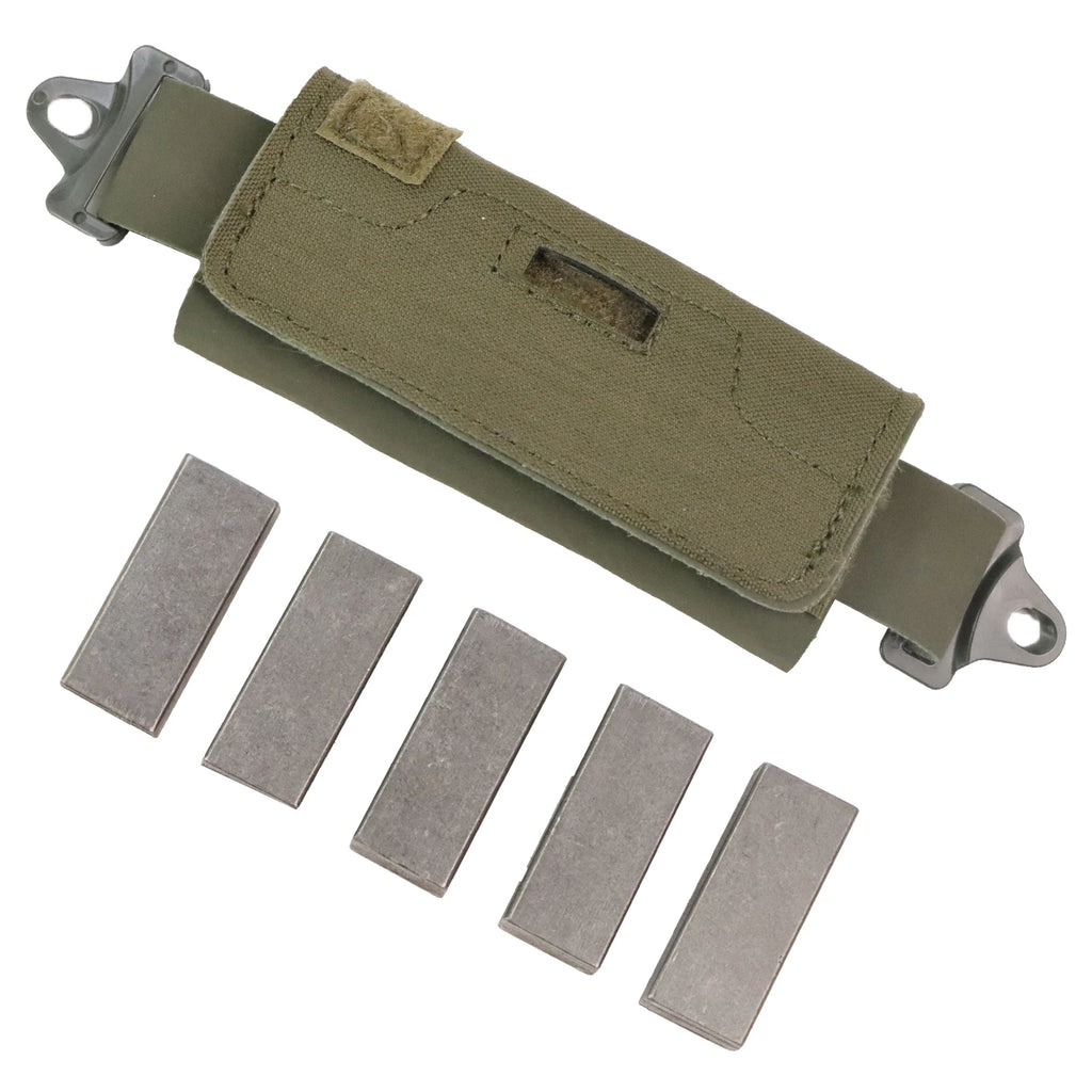 BOOIU Airsoft Tactical Helmet NVG Counterweight Pouch with 5 Counter Blocks for OPS Core Fast BJ PJ MH Helmet Accessory