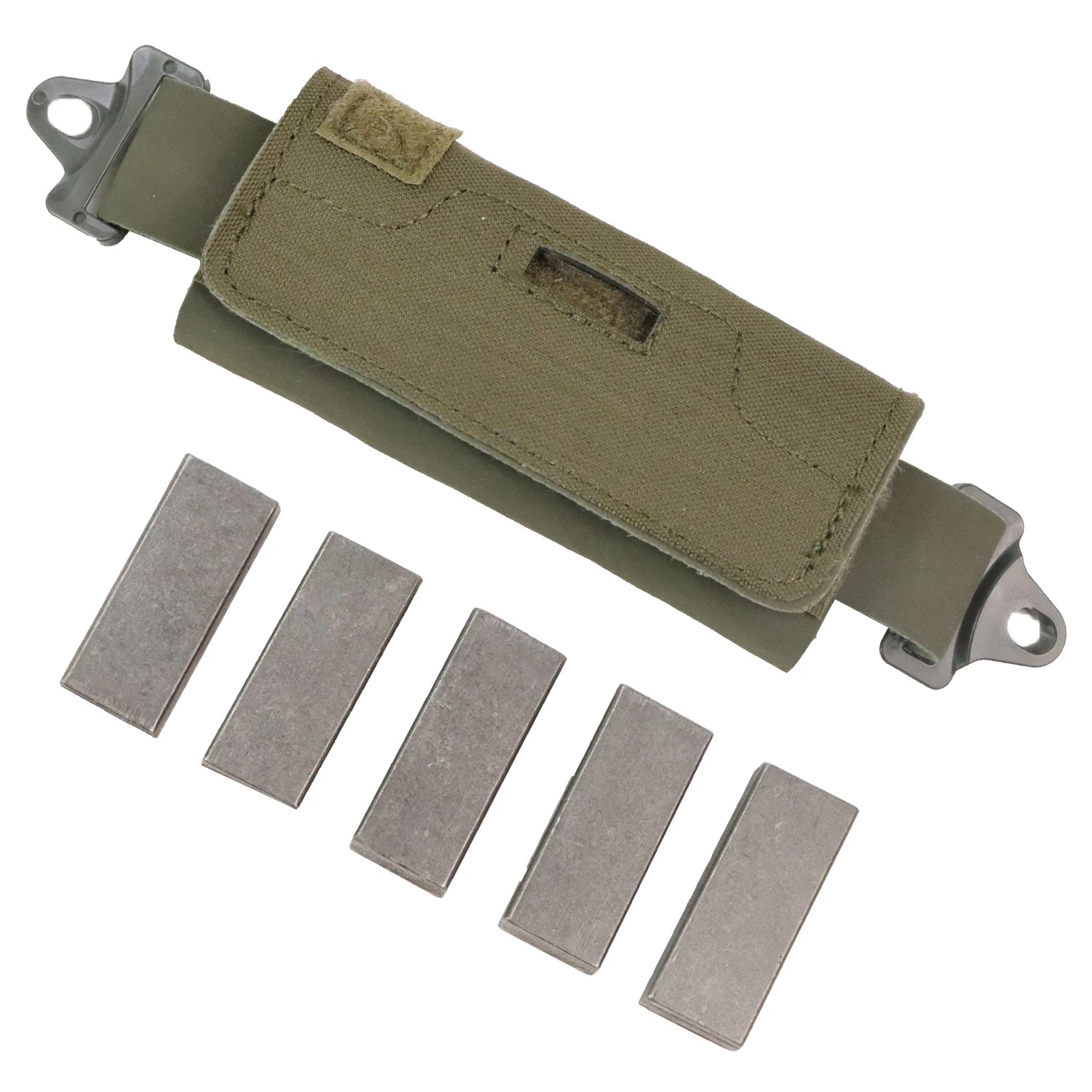 BOOIU Airsoft Tactical Helmet NVG Counterweight Pouch with 5 Counter Blocks for OPS Core Fast BJ PJ MH Helmet Accessory