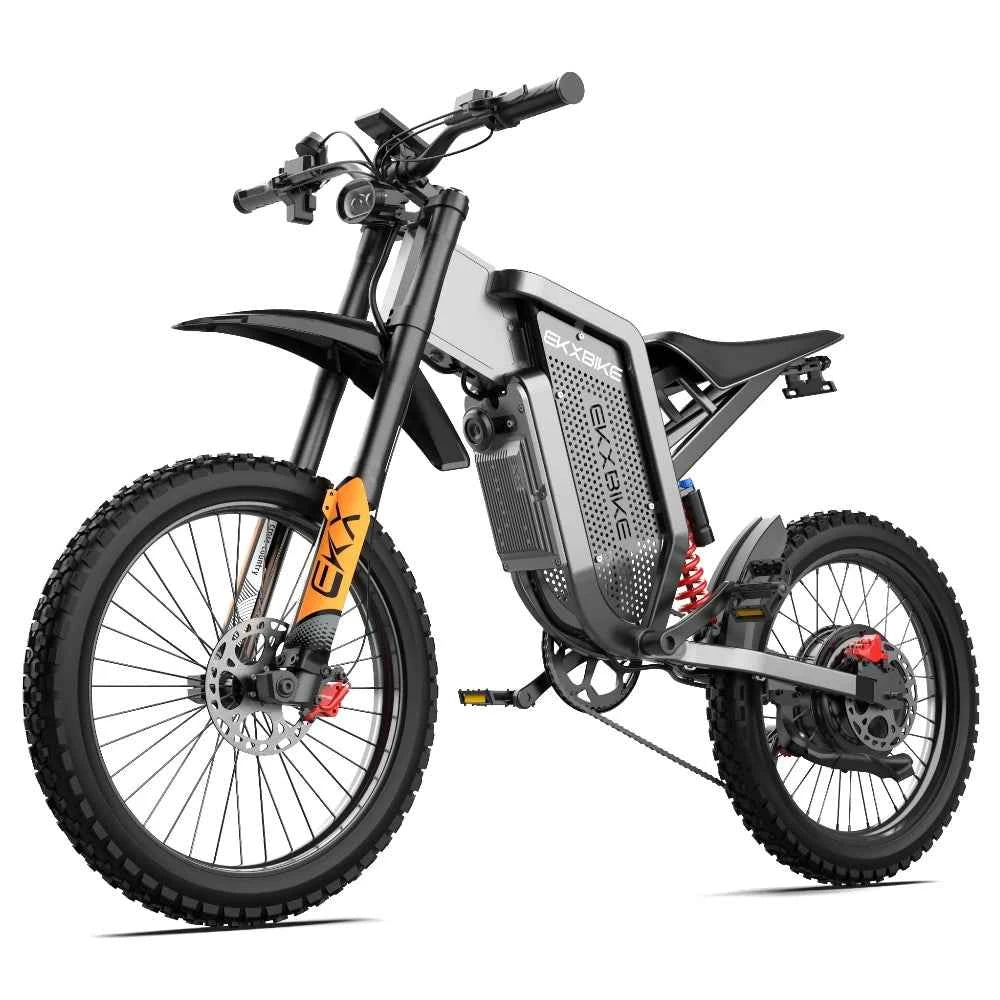 EKX X21 Max Electric Motorcycle EBIKE 3000W Brushless Gearless Motor, 60V 30Ah Battery, 85km/h, Adult Off-Road Ebike