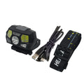 BOOIU Fast Mich Helmet Light NVG Installation Signal Light USB Charging Waterproof Signal Light Hunting And Fishing Headlight