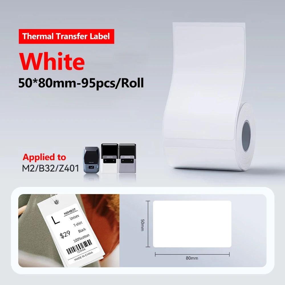 300DPI NIIMBOT M2 Portable Thermal Transfer Label Printer Bluetooth Multi-function Sticker Maker Machine for Office Clothes Tag