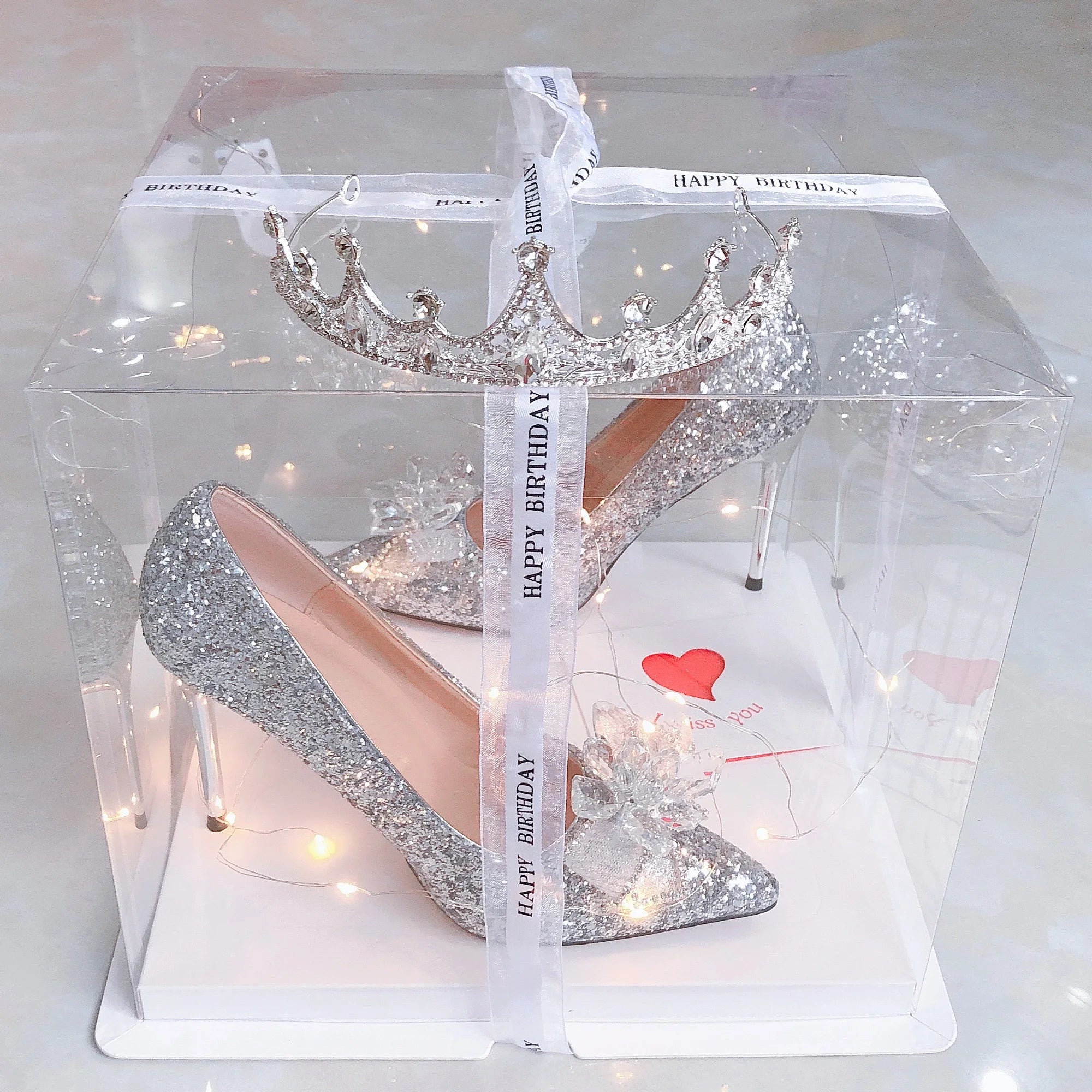 Shoes for Girls High Heels Rhinestone Elegant Woman Heeled Dress Bridal bow sweet Stiletto Princess style Birthday Gifts Adults