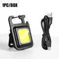 LED Mini Multifunctional Flashlight Super Bright EDC Key Chain Light Outdoor Keychain Emergency Camping Flashlight Accessories