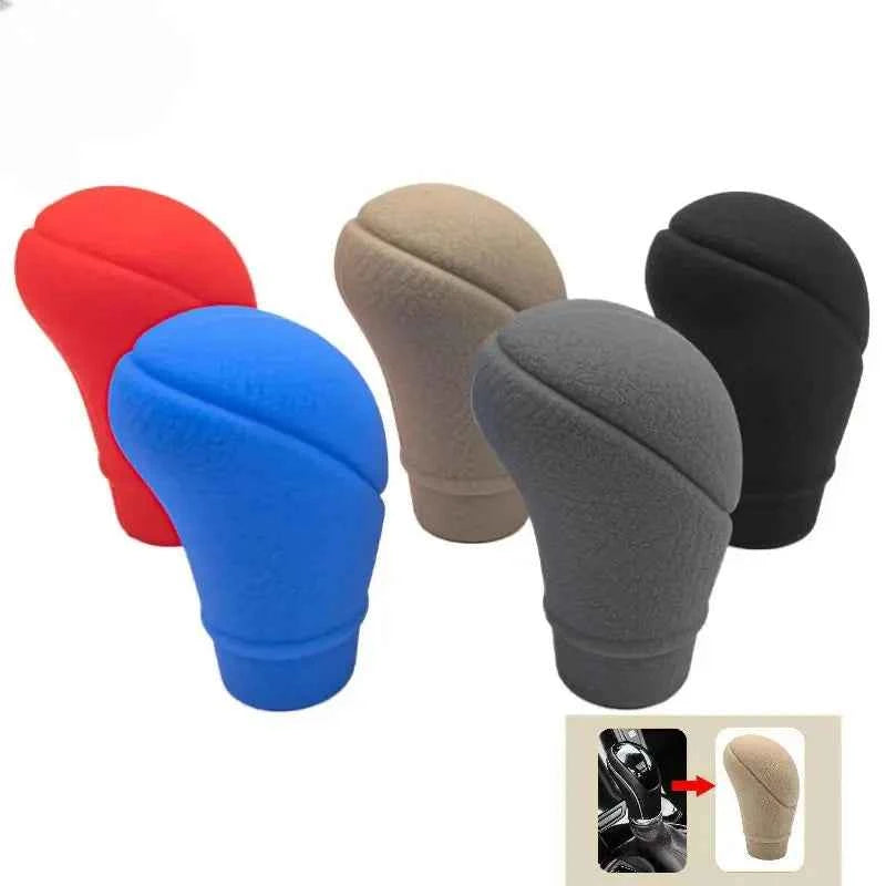 Universal Non-Slip Silicone Gear Shift Knob Cover Car Manual Transmission Protective Sleeve Auto Interior Accessories