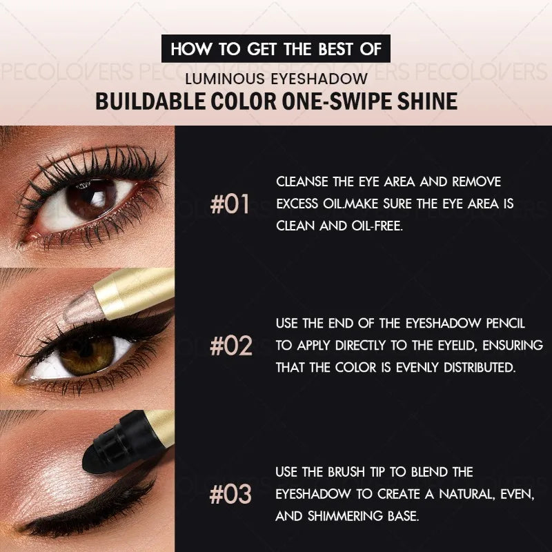 Waterproof Shimmer Eye Shadow Stick – Long-Lasting Glow