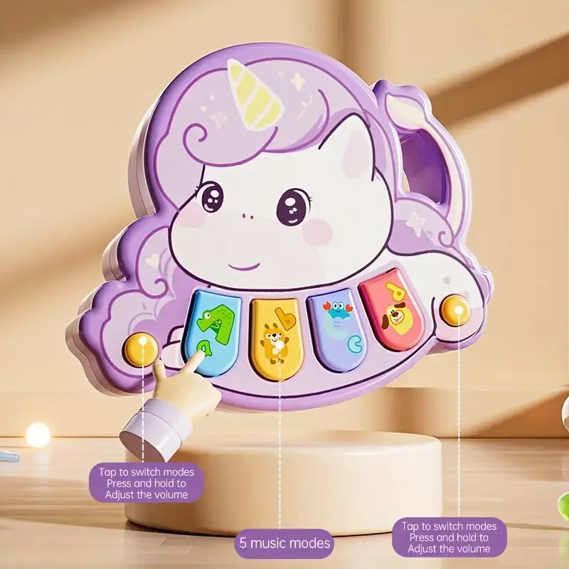 Kids Electronic Piano Toy Learning Music Animal Enlightenment Baby Toys Multifunctional Electronic Musical Instrument Toy Gifts