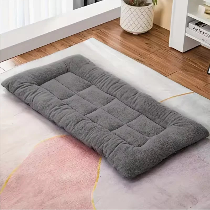 120*60cm Large Plush Dog Bed Sofa Thickened Super Soft Polyester Pet Mat Dog Crate Mat Bed For Small Medium Large Dog Bed