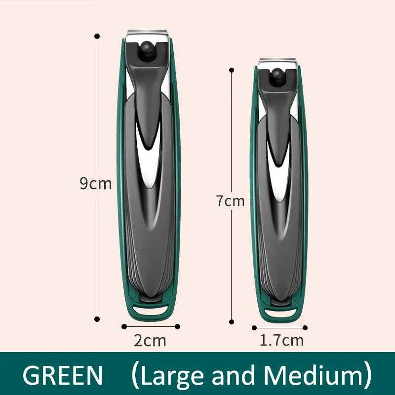 Colorful Nail Clippers Anti-Splash Nail Cutter Detachable Design Fingernail Clippers Stainless Steel Manicure Nail Tool
