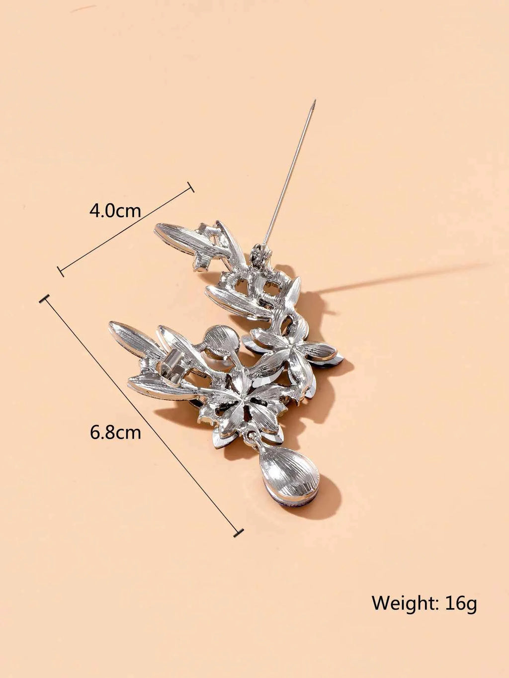 1PC Women's Fashion Trendy Charm Brooch Jewelry Chest Flower Accessories Suitable for Date, Party, Festival Gifts-2813