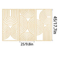 3pcs Wall Art Deco Wooden Murals, Abstract Hollow Arch, Bohemian Kitchen, Bathroom, Living Room Decor