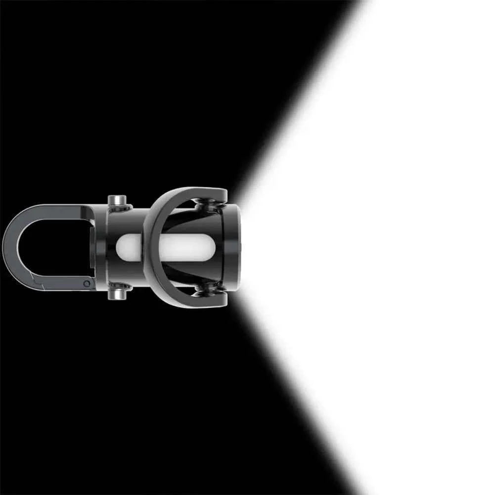 1200LM Super Bright Mini Keyring Torch LED Rechargeable Key Ring Torch for Outdoor Camping