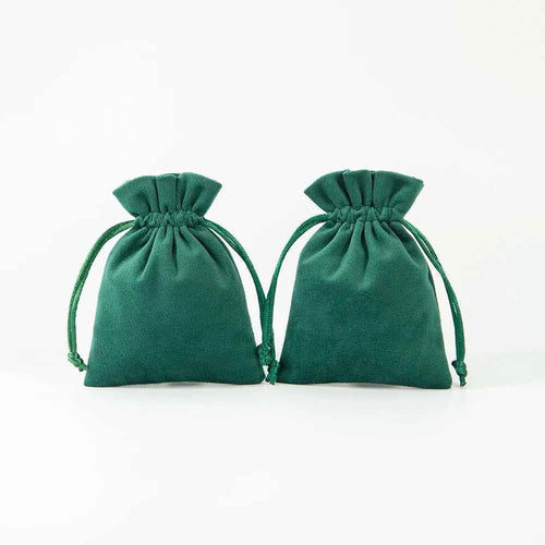 10pcs Velvet Anime Jewelry Organizer Small Gift Bags Drawstring Packaging Pouch For Women Rings Earrings Keychain Wedding Favor