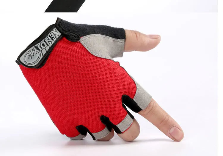 Weightlifti Gym Gloves Fitness Training Fingerless Women Men Bodybuilding Exercise Sports Gloves Cycling Anti Slip Breathable