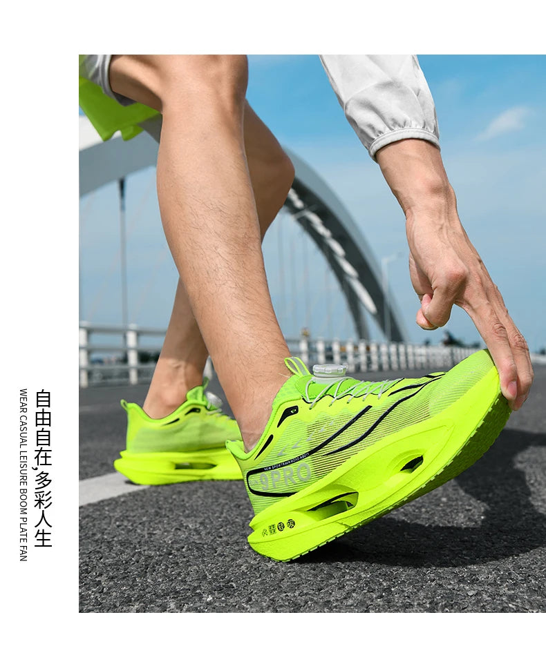 Men's Sneakers Trend Carbon Board Marathon Running Sports Shoes For Men New Basketball Women's Athletic Nonskid Walking Sneakers