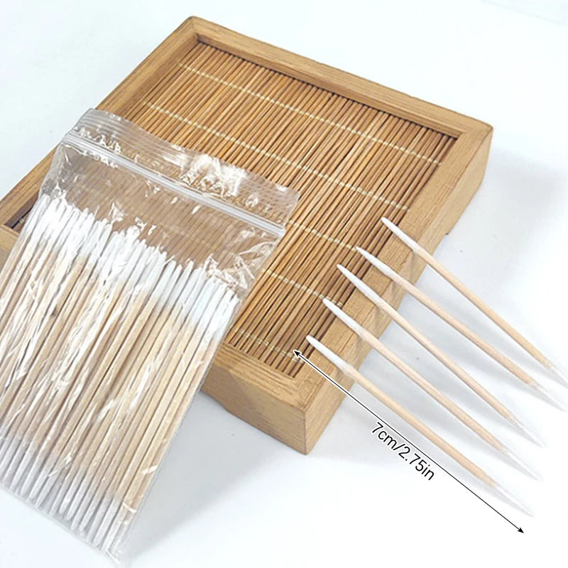 1pcs/3pcs/5pcs Pointed Cotton Swab Tattoo Eyebrow and Eyeliner Correction Cotton Swab for Makeup