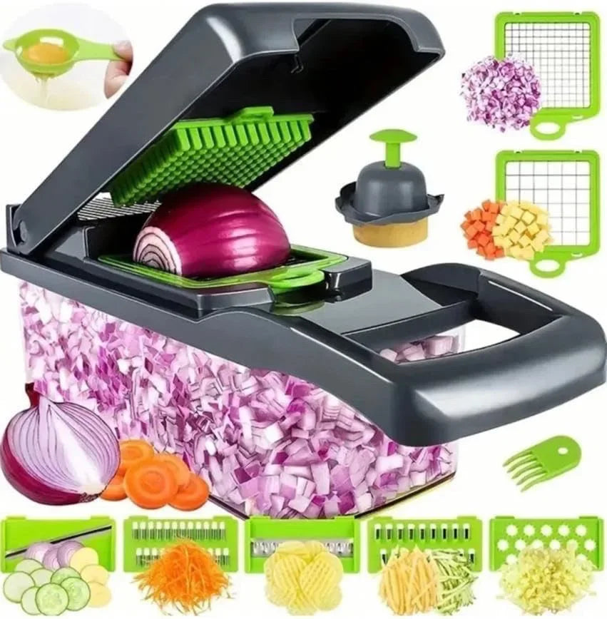 Multifunctional Vegetable Chopper With Handle 14/16 in 1 Kitchen Slicer Dicer Grater Food Cutting Cocina Gadget
