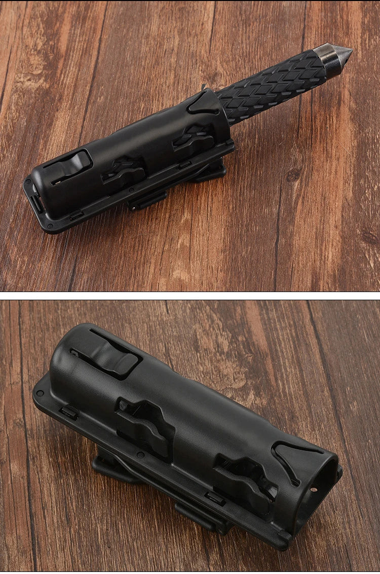 360 Degree Rotation Retractable Baton Case Holster Universal Extensible Baton Holder Self Defense EDC Outdoor Survial Tool
