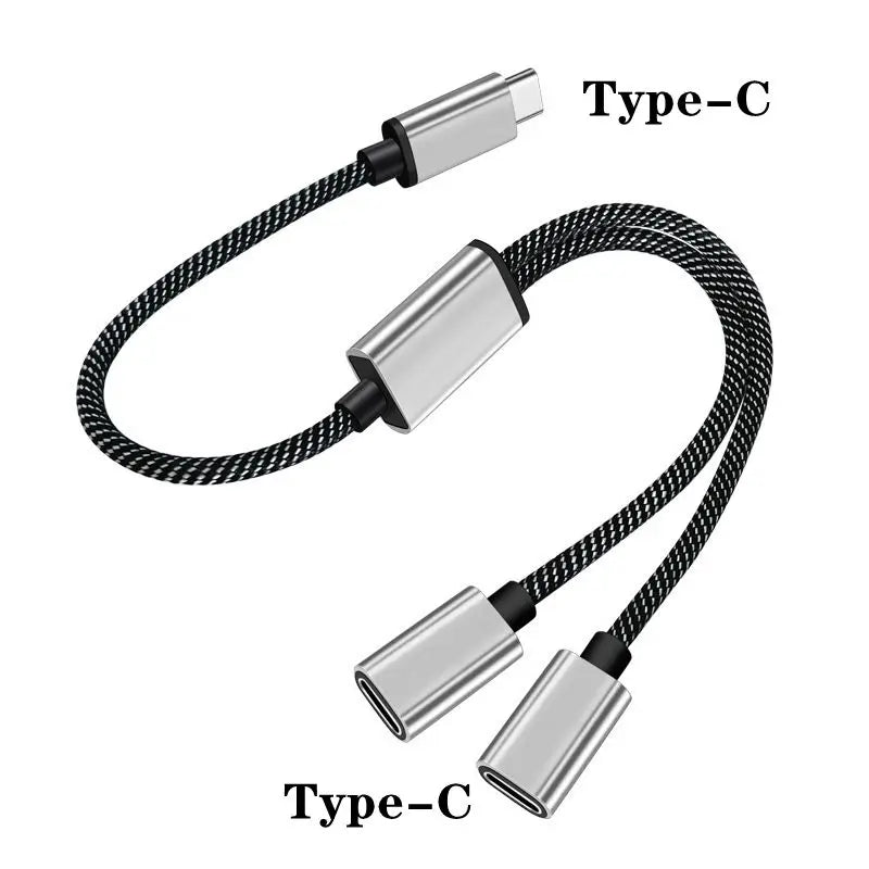 USB Type C Hub Extensions 4 Port USB Cable Splitter OTG High Speed Transfer Adapter Portable Converter For PC Laptop Macbook Pro
