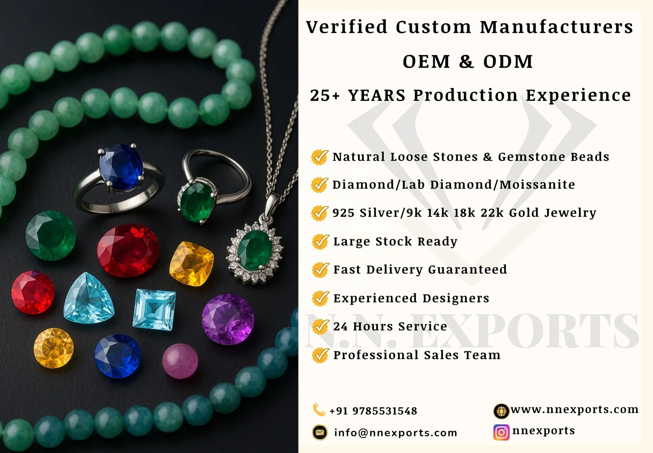 Round & Marquise Cut Lab Made Diamond Solid Gold Half Eternity Band Wholesale Dainty Diamond Jewelry Best Collection 2026