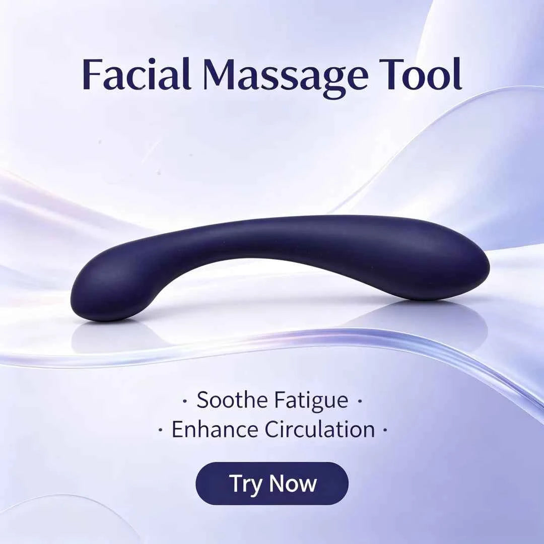 Silicone Dual Head Facial & Body Manual Massager