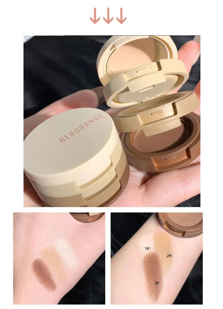 Tri-Color Eye Shadow, Matte Create Multi-Layered Eye Makeup