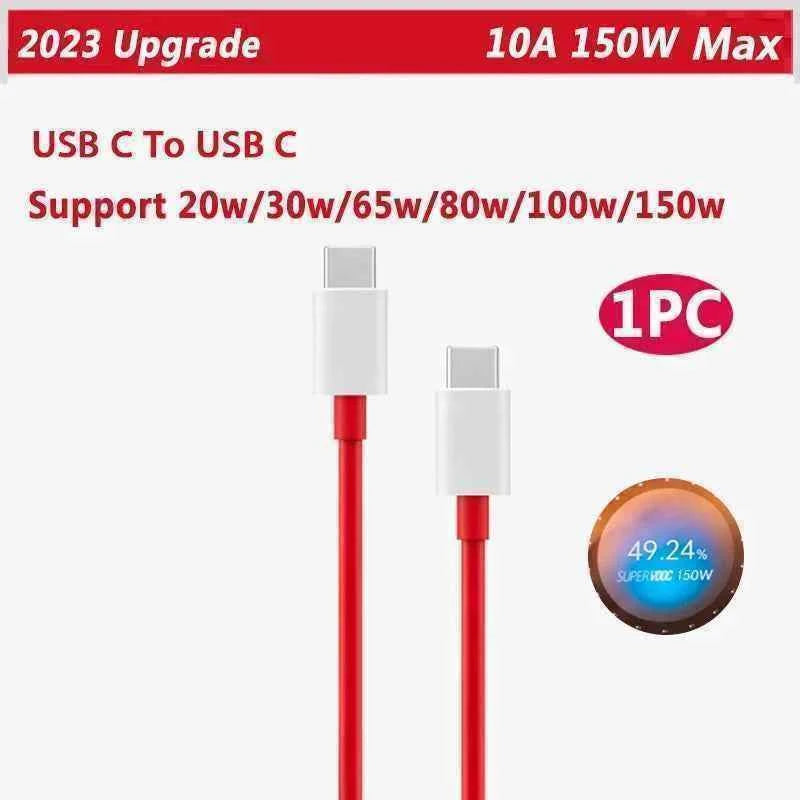 Original Oneplus Cable Supervooc 150w 100w 80w Usb Type C Warp Charge 65w Cables Usbc One Plus 13 13t 12 11 10 Nord 4 N30 SE